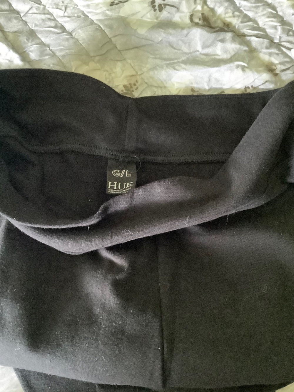 Hue Fleece Lined Leggings L - Picture 2 of 3